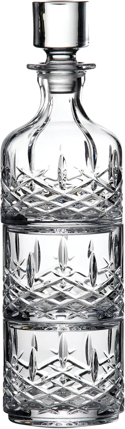 Marquis by Crystal Waterford Markham Stacking Decanter & Tumbler pair