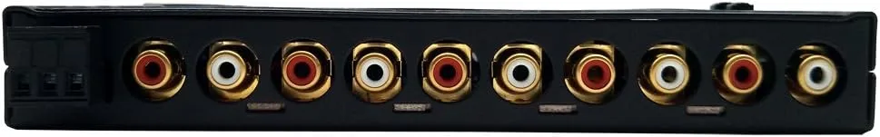 Massive Audio EQ7X Car Equalizer with 7 Band Graphic Equalizer - AUX inputs - 7V RCA Outputs - 8V Line Driver - 12dB Crossover