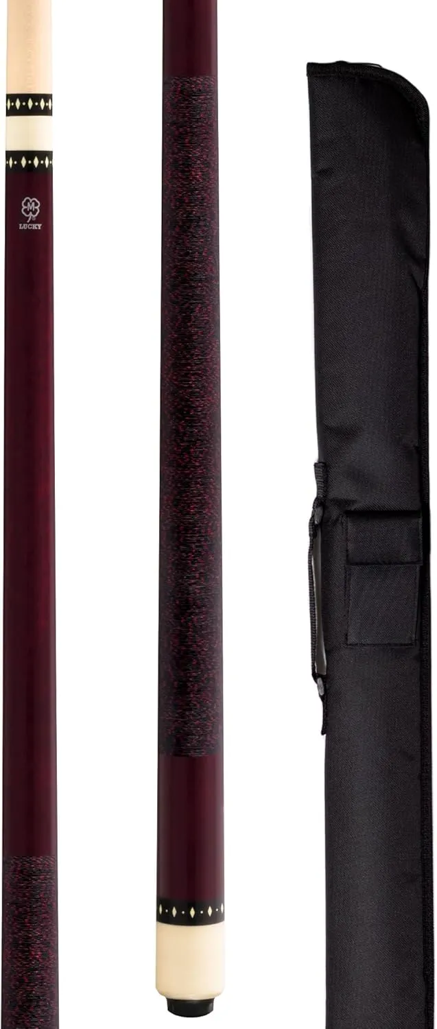 McDermott Lucky L6 Pool Billiard Cue with 1x1 Soft Case