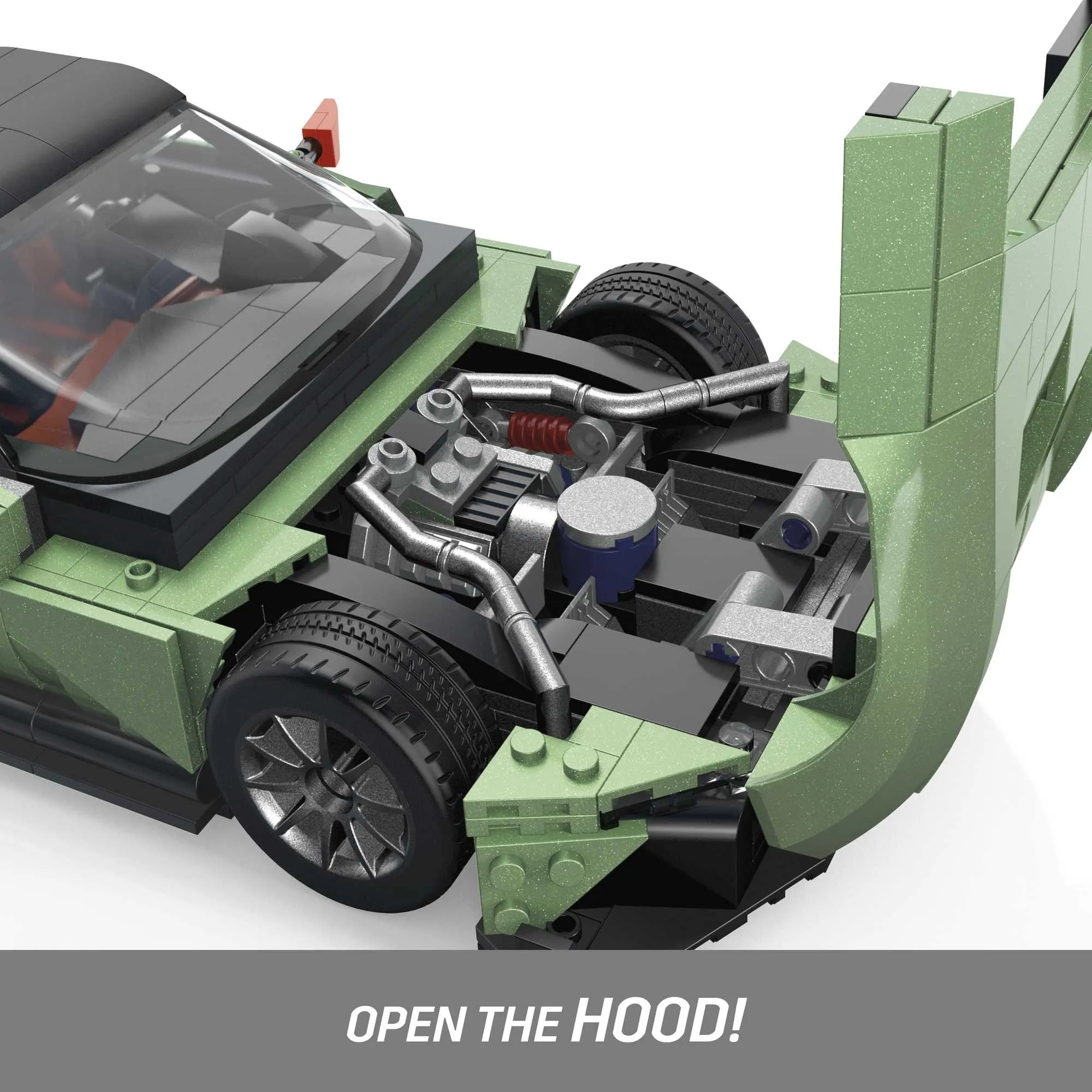 Mega Hot Wheels Aston Martin Vulcan Vehicle Building Kit (986 Pieces) For Collectors