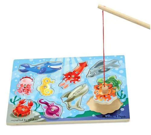 Melissa & Doug Fishing Magnetic Puzzle Game