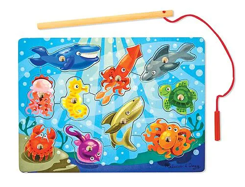 Melissa & Doug Fishing Magnetic Puzzle Game