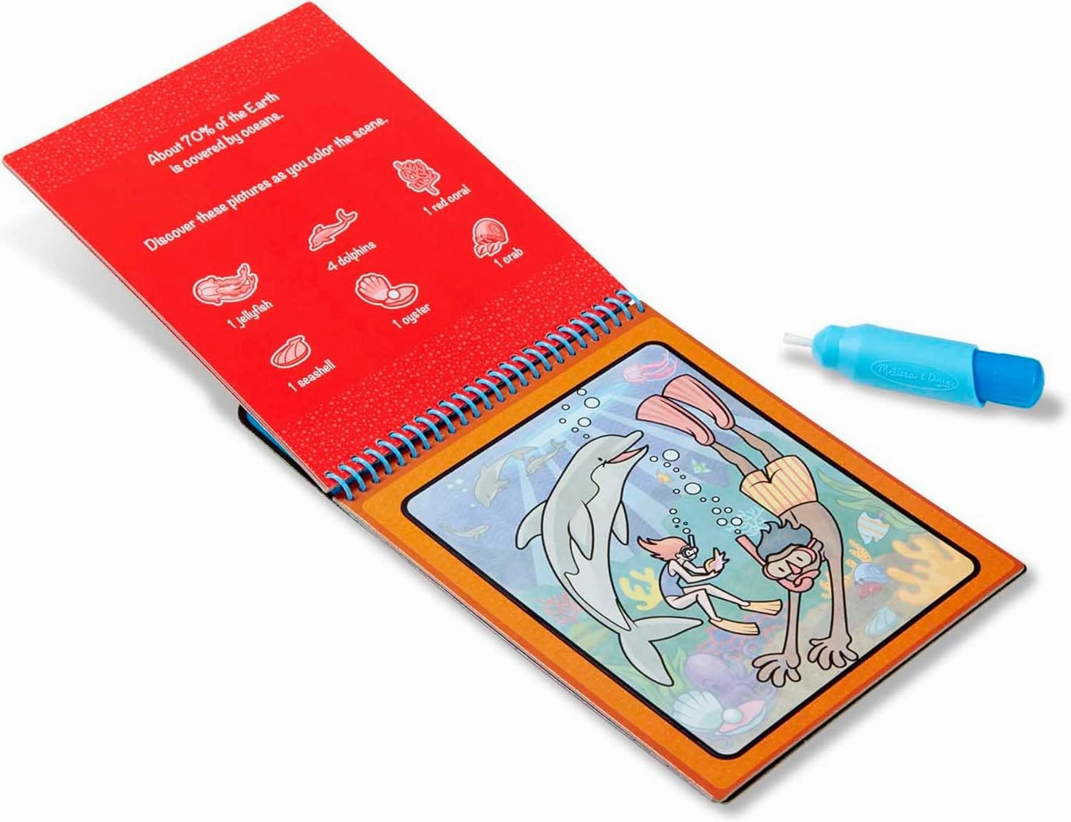 Melissa & Doug On the Go Water Wow! Reusable Color with Water Travel Toy Activity Pad with Chunky Water Pen 3-Pack (Dinosaurs, Adventure, Space) - FSC Certified, 18.0 x 10.0 x 1.5