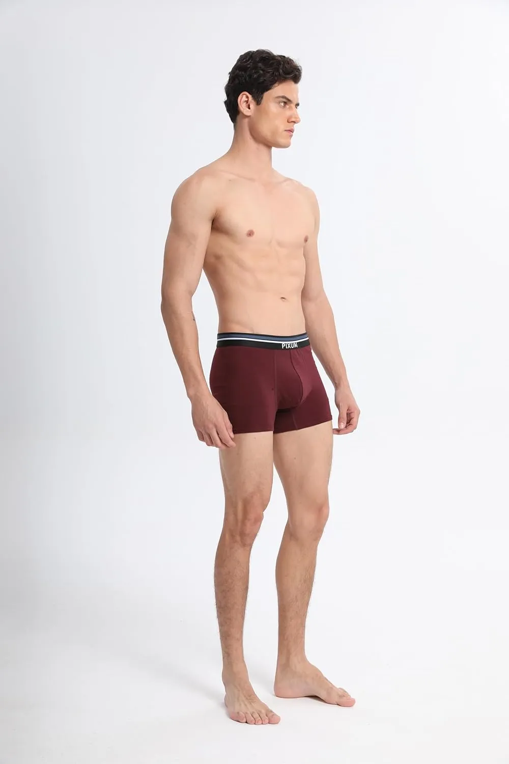 Men Trunks Underwear Soft Cotton Boxer Brief Breathable Men's Underwear