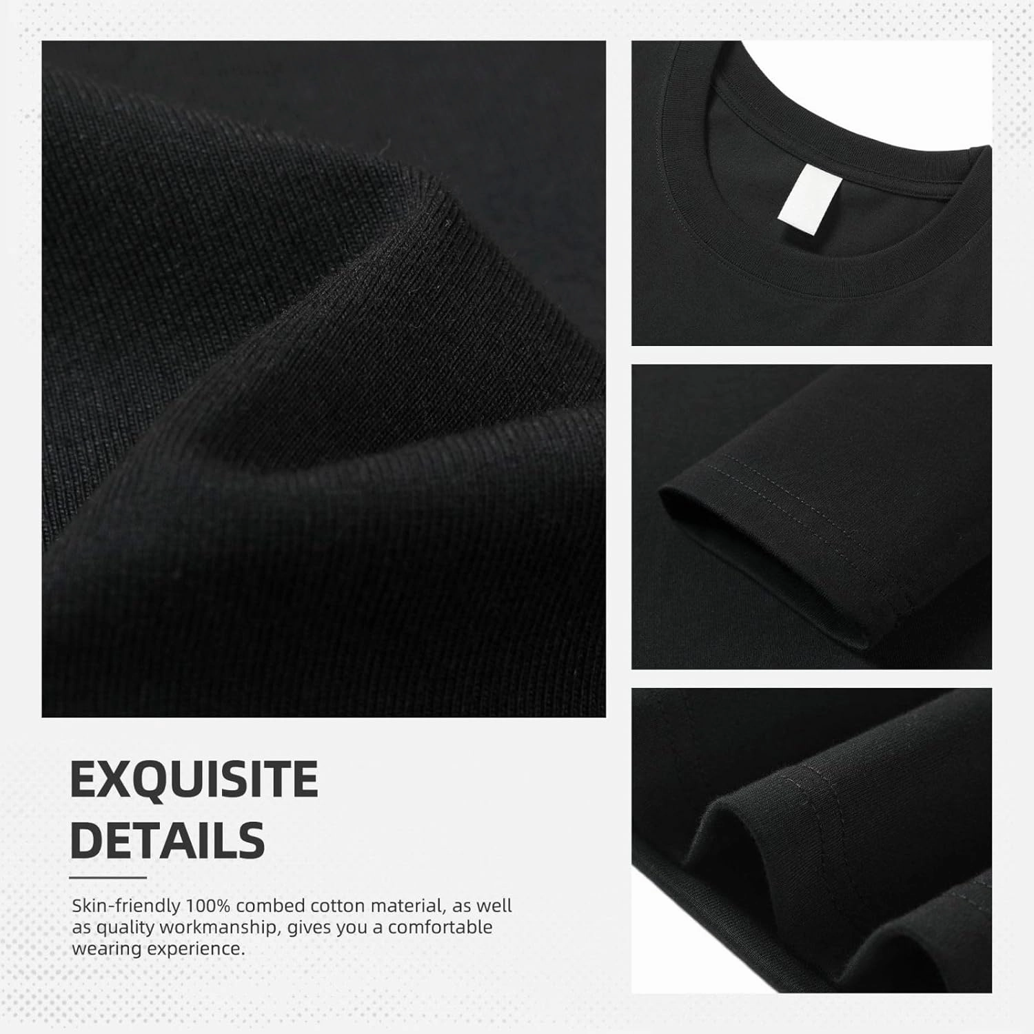 Men's Classic Fit Short Sleeve T-Shirt – Soft Cotton, Breathable & Versatile