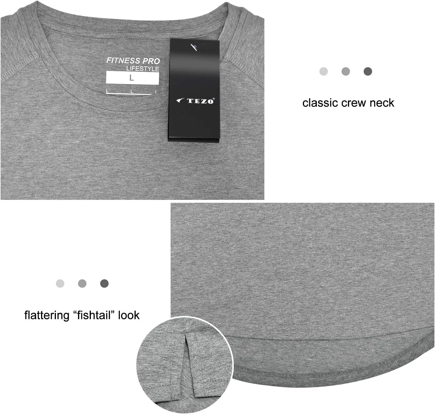 Mens Gym Workout Slim Fit Short Sleeve T-Shirt Cotton Performance Athletic Shirts Running Fitness Tee
