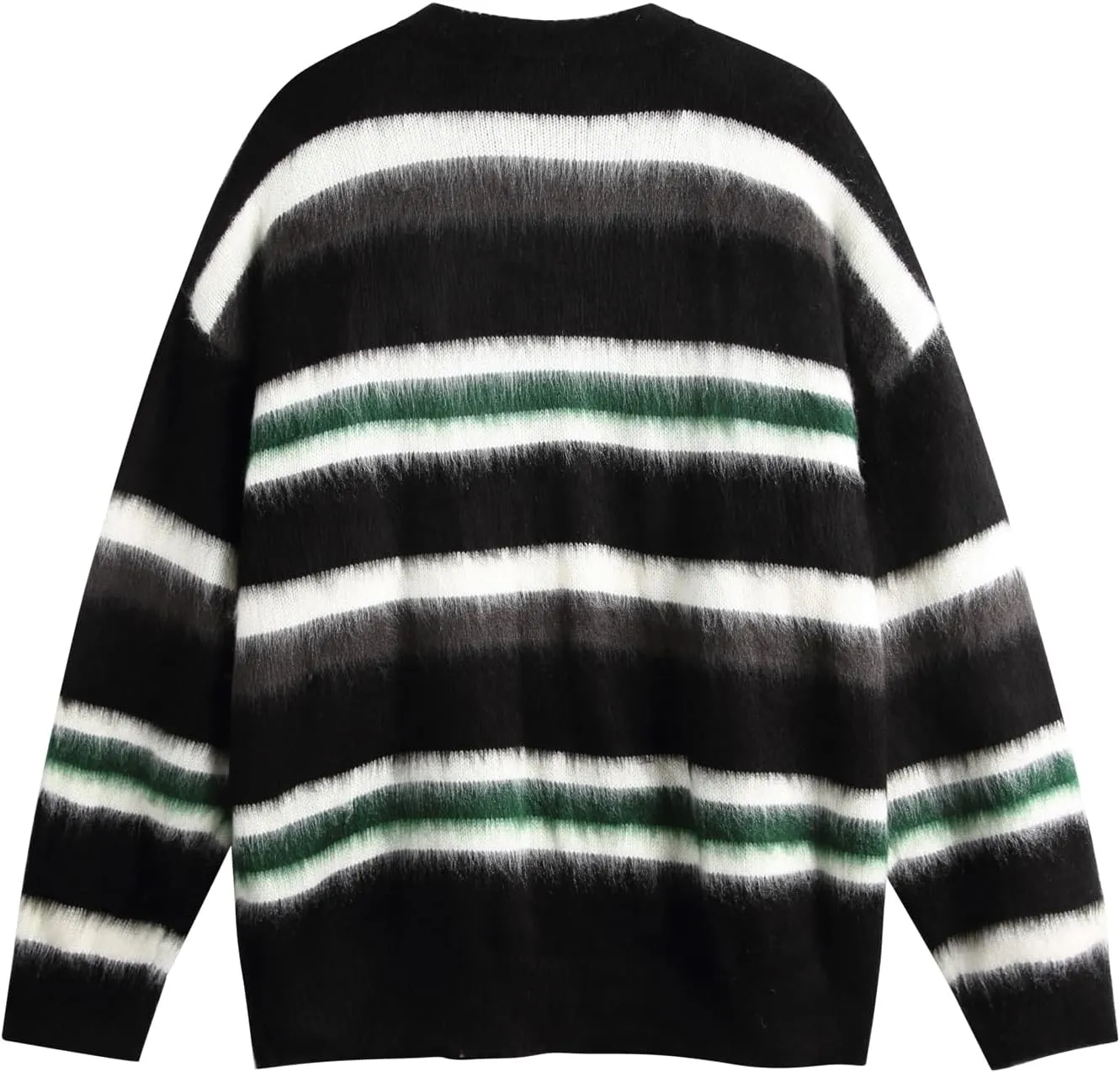 Men's Regular Fit Striped Sweaters Long Sleeves Soft Graphic Pullovers