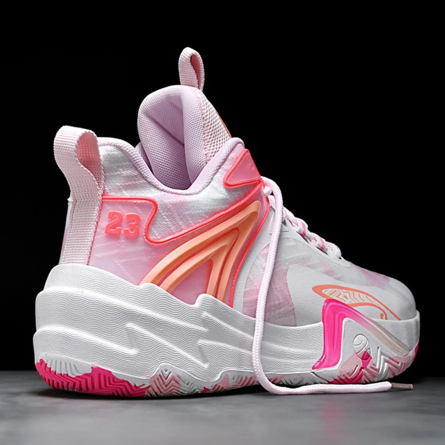 Men's Stylish Basketball Shoes, Breathable and Shock - Absorbing, Suitable for Basketball, Tennis, Running and Fitness