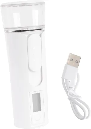 MERRYHAPY 1pc Nano Facial Humidifier Moisturizing Spray Device for All Skin Types Portable White Face Steamer and Skin Care Tool for Daily Use Lightweight and Convenient
