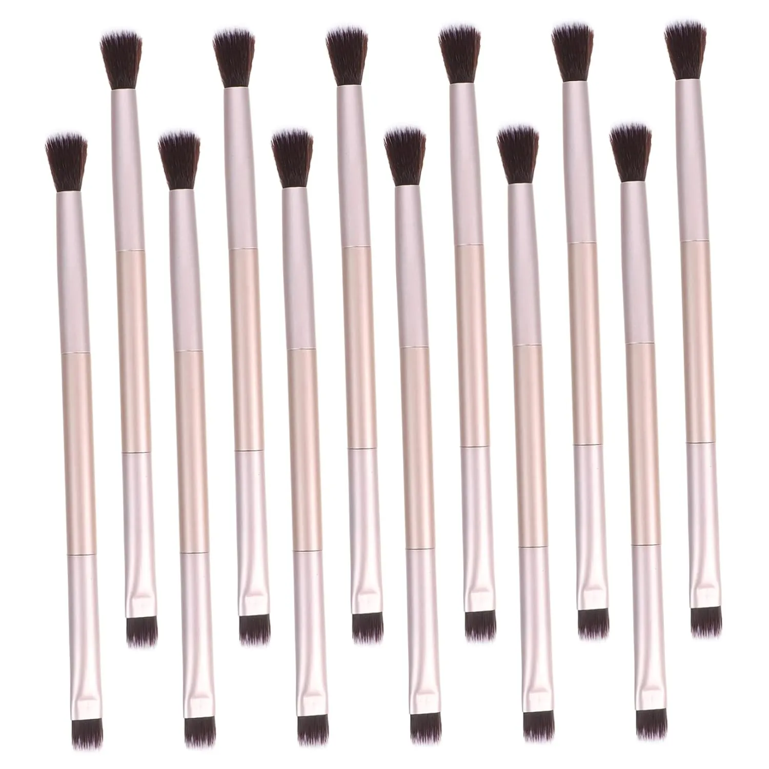MERRYHAPY 20pcs Double-ended Eyeshadow Brushes for Makeup Versatile Beauty Tools Lightweight Design for Effortless Application Soft Bristles for Precision and Comfort