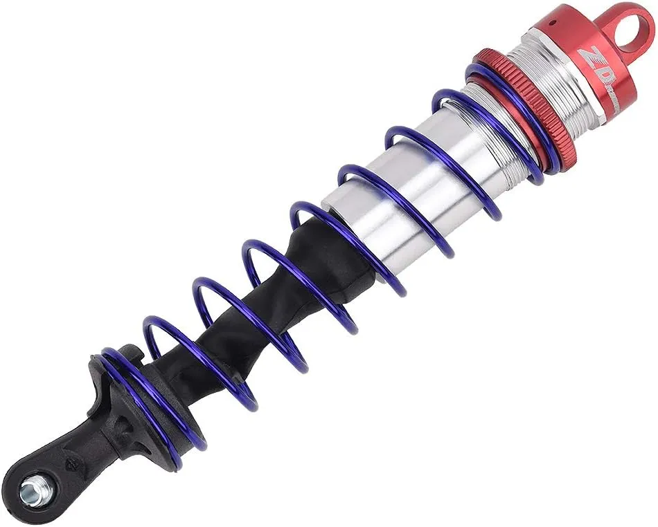 Metal Oil Pressure Adjustable 1/8 RC Car Front Rear Shock Damper (Red)