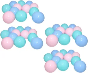 Milisten 100pcs Colorful Plastic Ocean Balls for Educational Play Balls for Indoor Pit Pool Fun