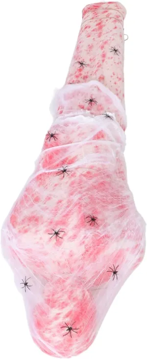 Milisten Halloween Dead Prop Yard Decor Corpse Bag Decor Spider Webs Prop for Halloween