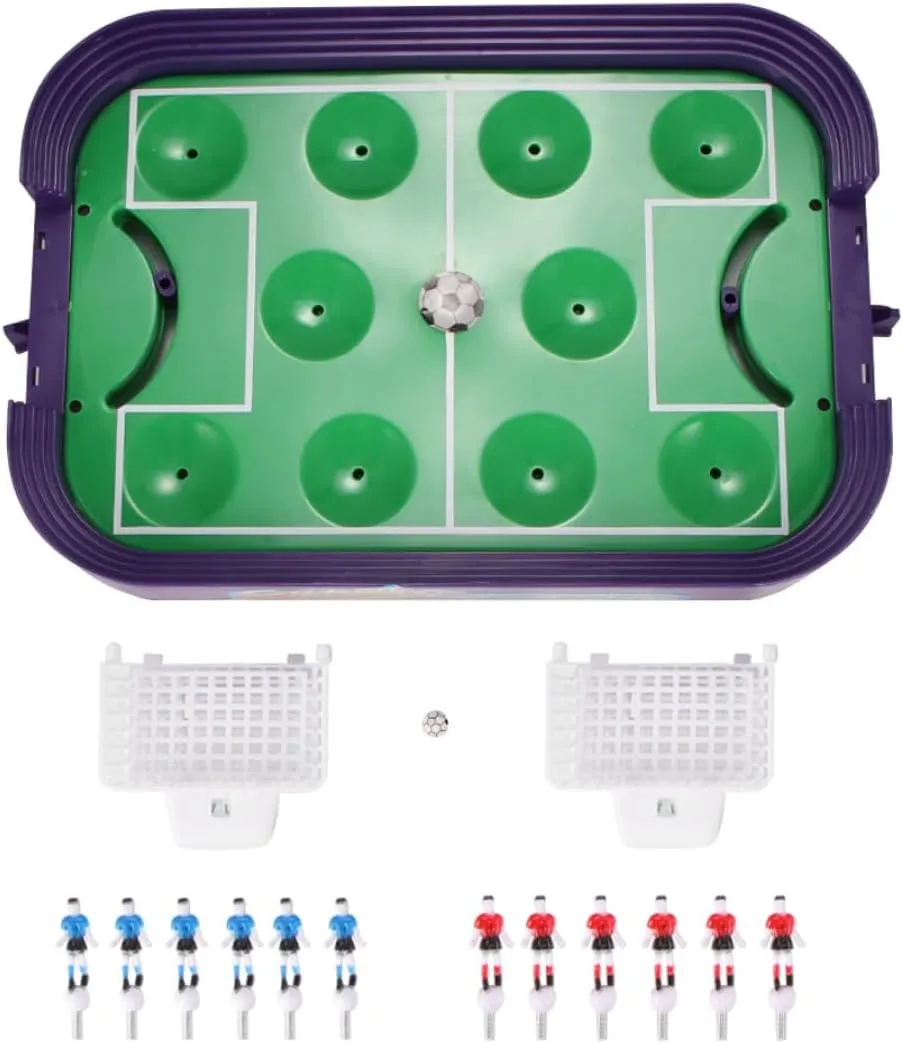 Mini Table Soccer Set Plastic Desktop Football Field Model Family Interactive Toys, Mini Table Soccer Set