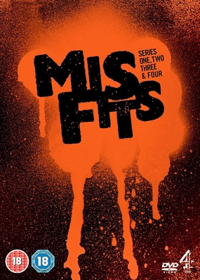 Misfits (Series 1 - 4) - 9-DVD Box Set ( Mis fits: Series One, Two, Three & Four ) [ NON-USA FORMAT, PAL, Reg.2 Import - United Kingdom ]
