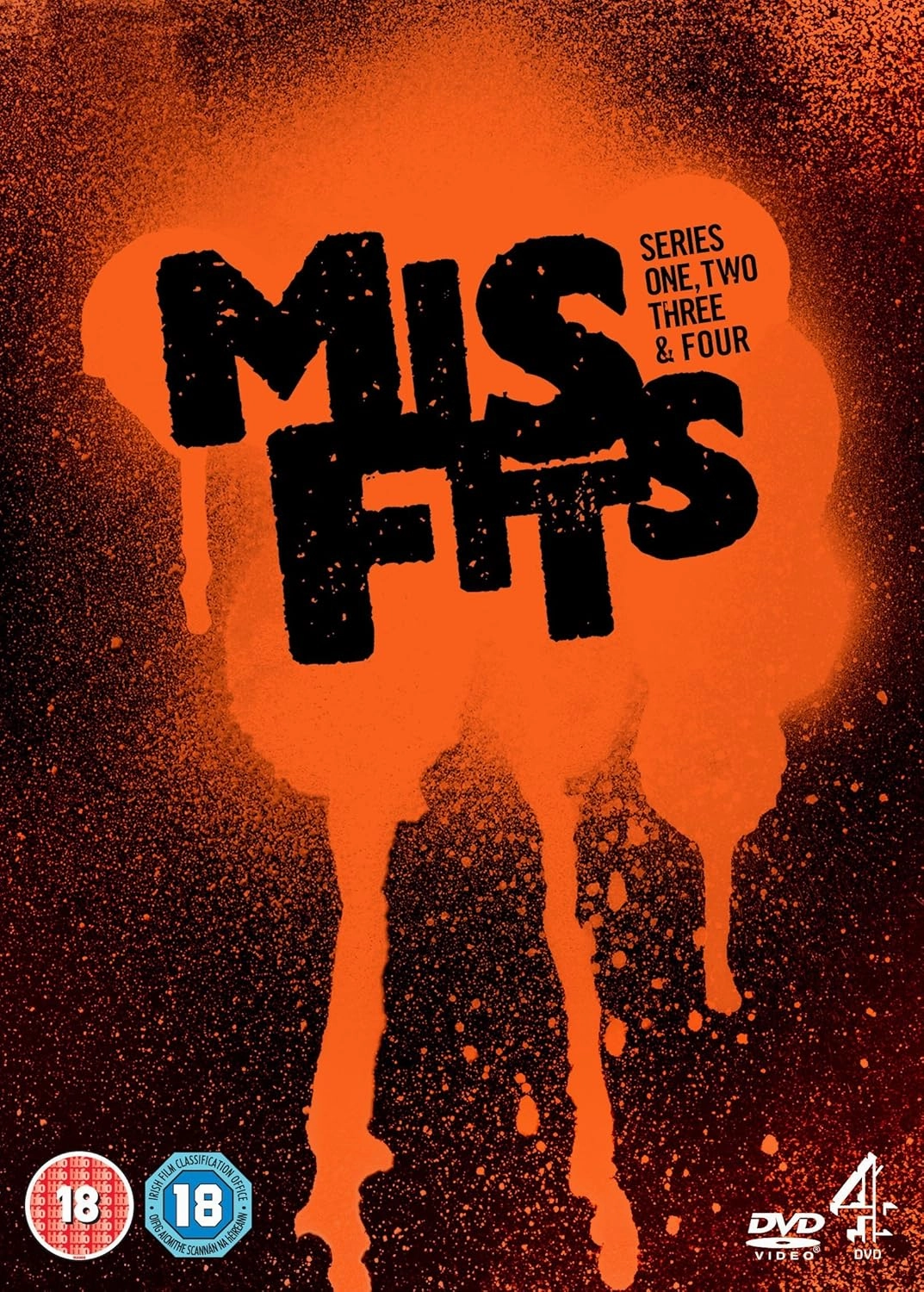 Misfits (Series 1 - 4) - 9-DVD Box Set ( Mis fits: Series One, Two, Three & Four ) [ NON-USA FORMAT, PAL, Reg.2 Import - United Kingdom ]