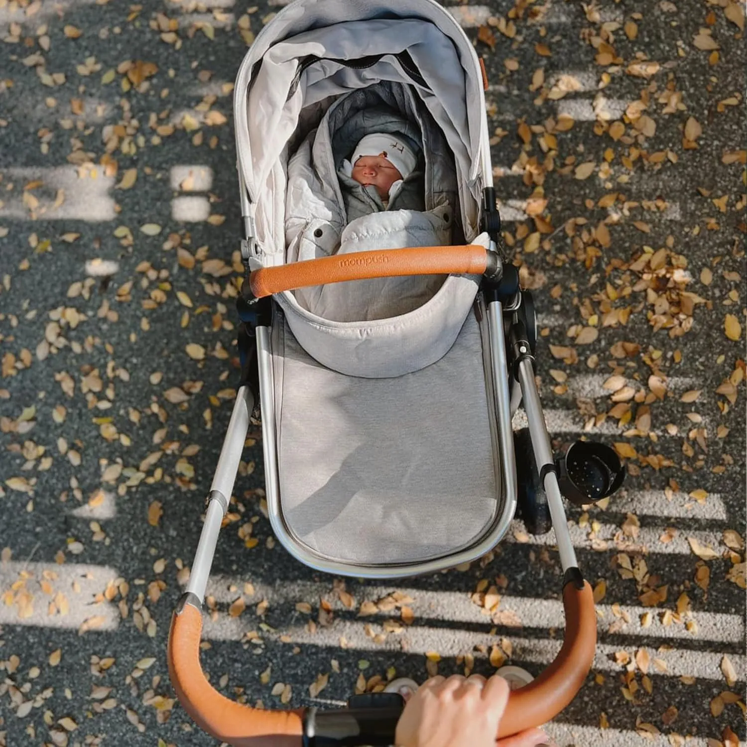 Mompush Ultimate2 Baby Stroller, Premium Convertible Full-Size Stroller for Toddler, Reversible Seat with One Hand Recline Adjustment, Car Seat Adapter Included