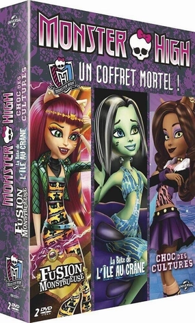 Monster High Collection (3 Films) - 2-DVD Box Set ( Monster High: Freaky Fusion / Monster High: Escape from Skull Shores / Monster High: Fright On ) [ NON-USA FORMAT, PAL, Reg.2 Import - France ]