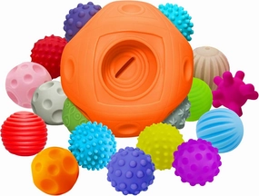 Montessori Toys for Babies 3 Months , 12Pcs Baby Balls 3 to 12 Month for Babies & Toddlers 3M , Educational Toys for Babies 6-12 Months
