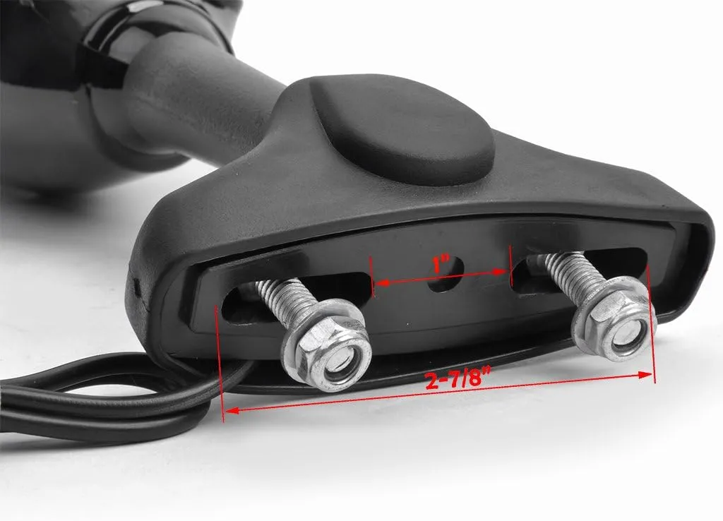 Motorcycle LED Turn Signal Rear View Mirrors with Arrow For Honda Suzuki Racing Bike Sport Bike