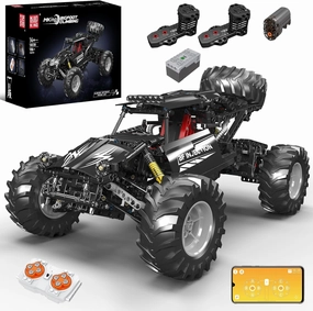 Mould King Bigfoot Climbing Car Building Kit, Remote Control Buggy Off-Road Racing Car Toy Building Blocks Set, for Kids/Adult(1016  Pieces)