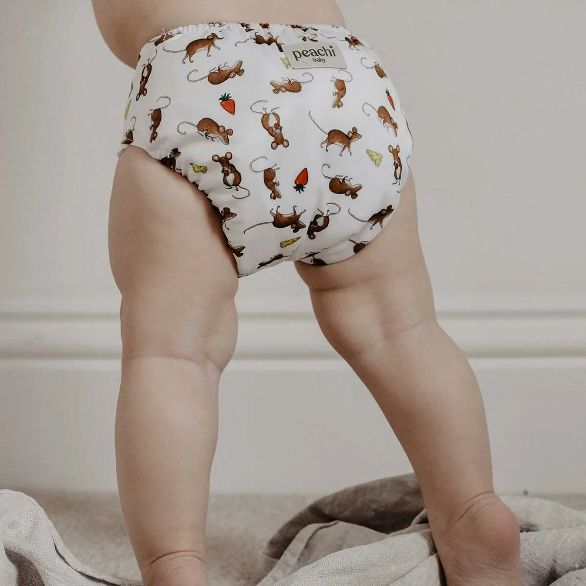 Mouse Reusable Nappy Set