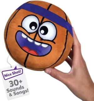 Move2Play, Hilariously Interactive Toy with Music & Sound Effects | Birthday Gift for Boy & Girl | Ball for Toddler & Baby | Indoor/Outdoor | 1, 2, 3  Year Old (Football) (Basketball)