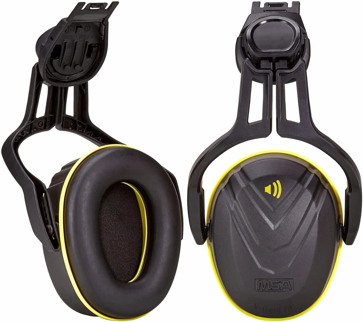 MSA V-Gard Helmet Ear Defenders - Enhanced Comfort Hearing Protection with Helmet Mount for V-Gard Cap Style Hard Hats