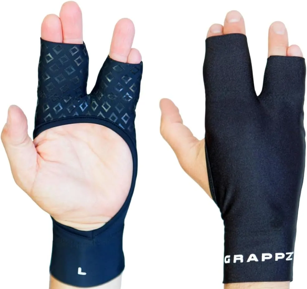 Multi-use Finger Support Athletic Gloves - Mallet Finger Splint - Hand Brace For Arthritis Pain and protection- Prevent Unnecessary Injuries - Finger Braces Joint Stabilizer - (Black, Unisex)