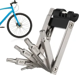 Multifunctional Tool - Bikes Repair Tool Kit | Bicycles Kit | Portable Bike Wrench Screwdriver | Cycling Equipment for Road Bikes | Folding Bikes Multi Tool Kit for Mountain Bikes
