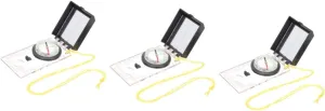 Multipurpose Map Compass and Ruler for Outdoor Hiking Camping and Surveying Lightweight and Portable