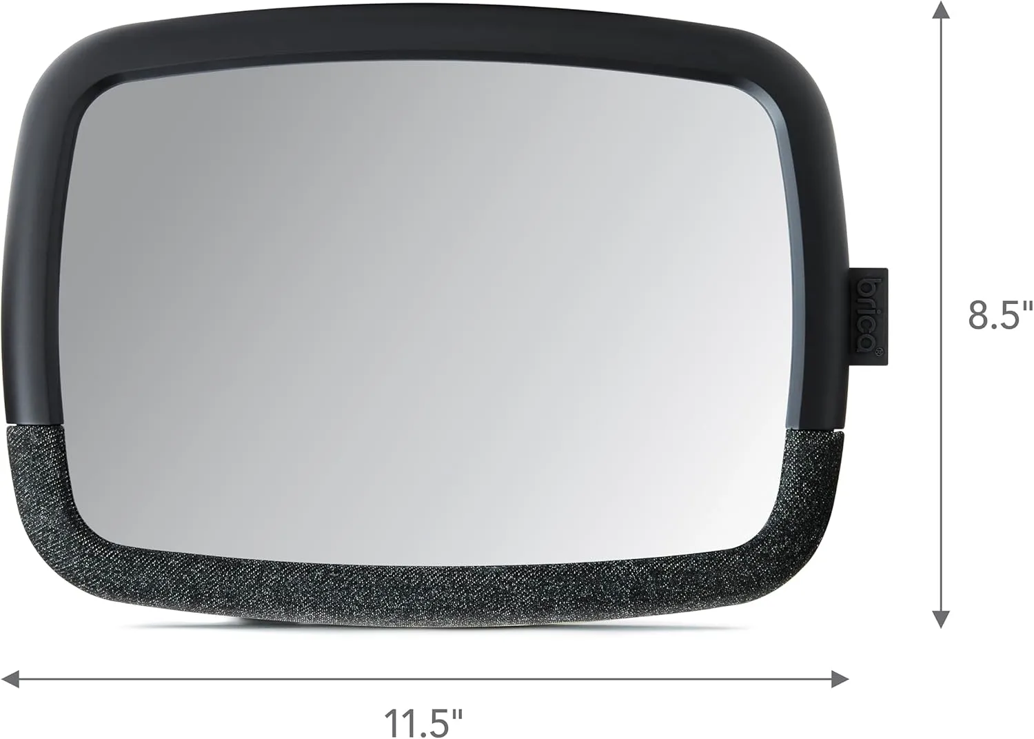 Munchkin Baby Car Mirror for Rear Facing Car Seats, Pivot 360 Baby in-Sight Adjustable Auto Mirror, Black