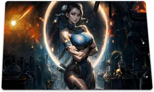 Mystic Blue Archmage MTG Playmat Trading Card Game MTG Game mat TCG CCG Mat Free Bag