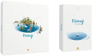 Namiji and Namiji Aquamarine Expansion Bundle | Includes Namiji Base Game and Aquamarine Expansion | Fun Family Game for Kids and Adults | Japanese Fishing Strategy Game | Made by Funforge
