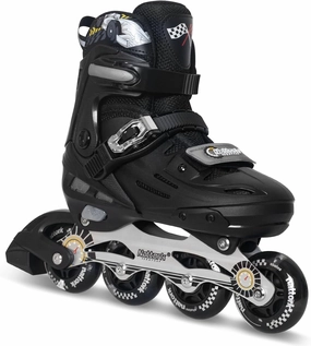 Nattork Kids Inline Skates Adjustable Light up Wheels Blades Roller for Boys Girls- TeenYouth Age 6-12 - Cool Racing Car Decorations Indoor Outdoor Birthday Gift for Son and Grandson