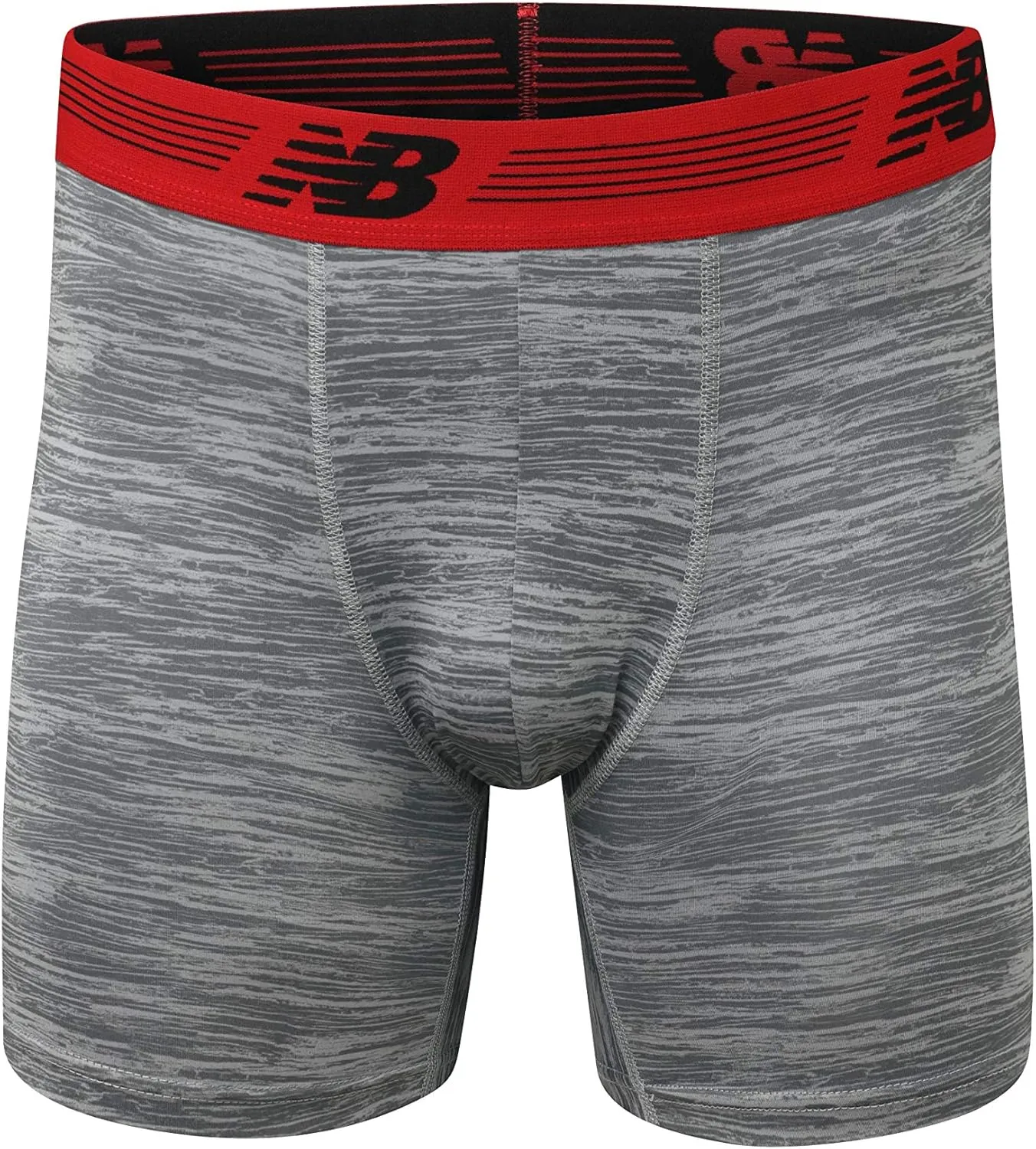 New Balance Men's Ultra Soft Performance 6" Boxer Briefs with No Fly (3 Pack)