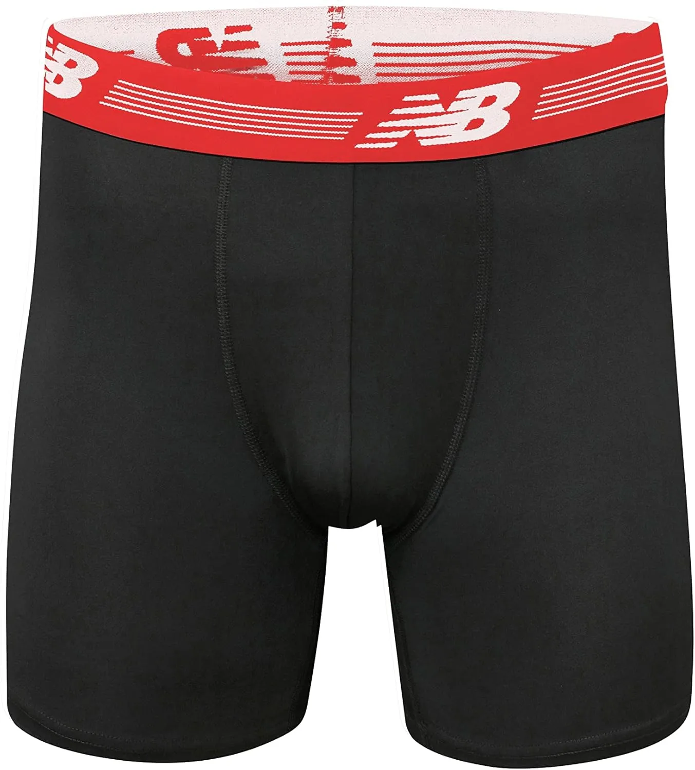 New Balance Men's Ultra Soft Performance 6" Boxer Briefs with No Fly (3 Pack)