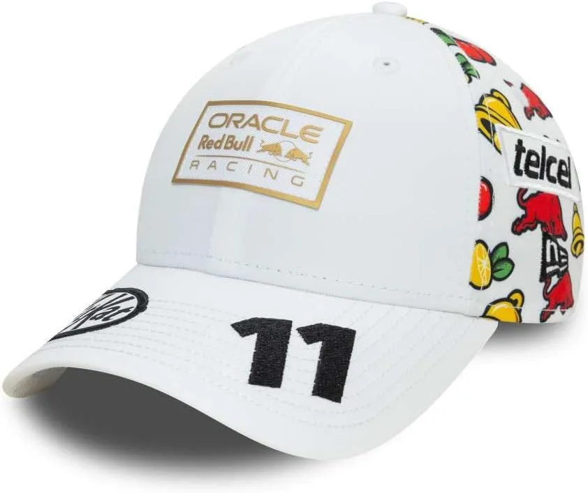 New Era Red Bull Racing F1 9Forty Sergio Perez Las Vegas GP Driver Cap, White, One Size