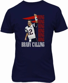New England Fans Brady SB 6 Rings Goat Men's T-Shirt