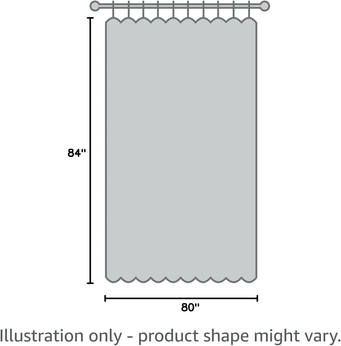NICETOWN Sliding Door Curtains, Wide Thermal Room Darkning Patio Door Curtain, Vertical Blind, Sliding Glass Door Drapes with Back Tab & Rod Pocket for Garege Basement (Gray, W80 x L84, 1 Piece)