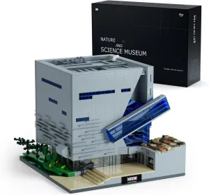 Nifeliz Museum of Nature and Science Building Set, Gift Idea for Lovers of Museums, Buildable Display Model, Addition to The Modular Buildings Collection (3373 PCS, NF10286)