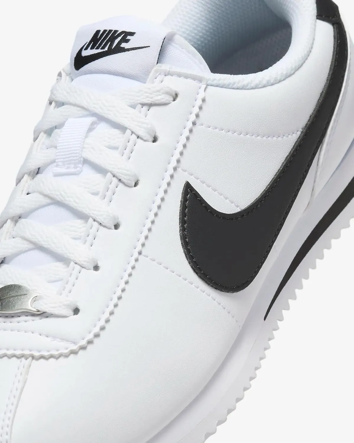 Nike Cortez Big Kids' Shoes (White/Black)