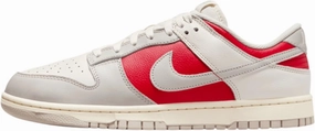 Nike Dunk Low Retro Shoes (HJ9093-030, Phantom/Gym Red/Pale Ivory/Light Iron Ore) Size 7