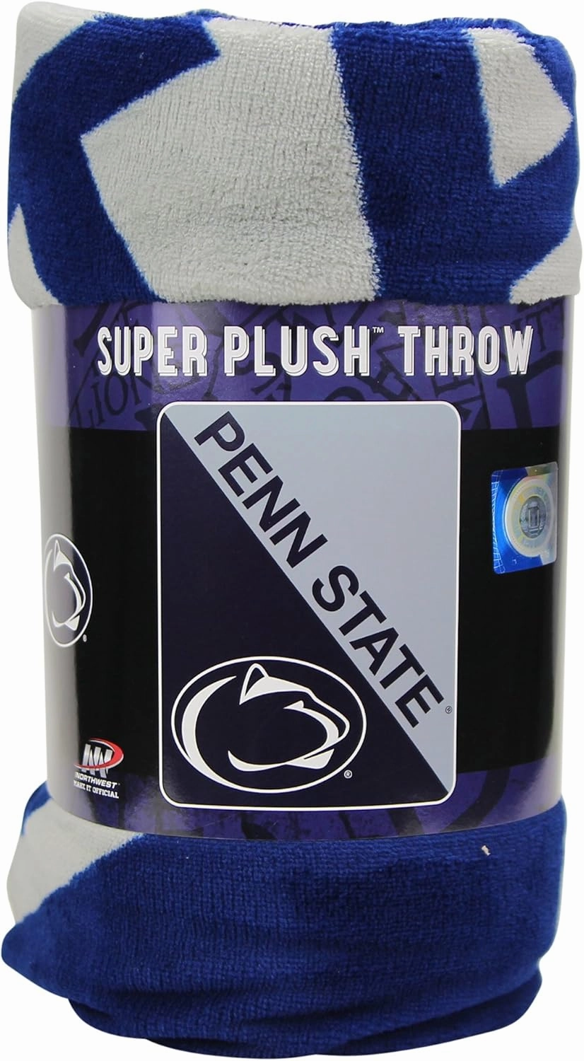 NORTHWEST NCAA Unisex-Adult Micro Raschel Throw Blanket