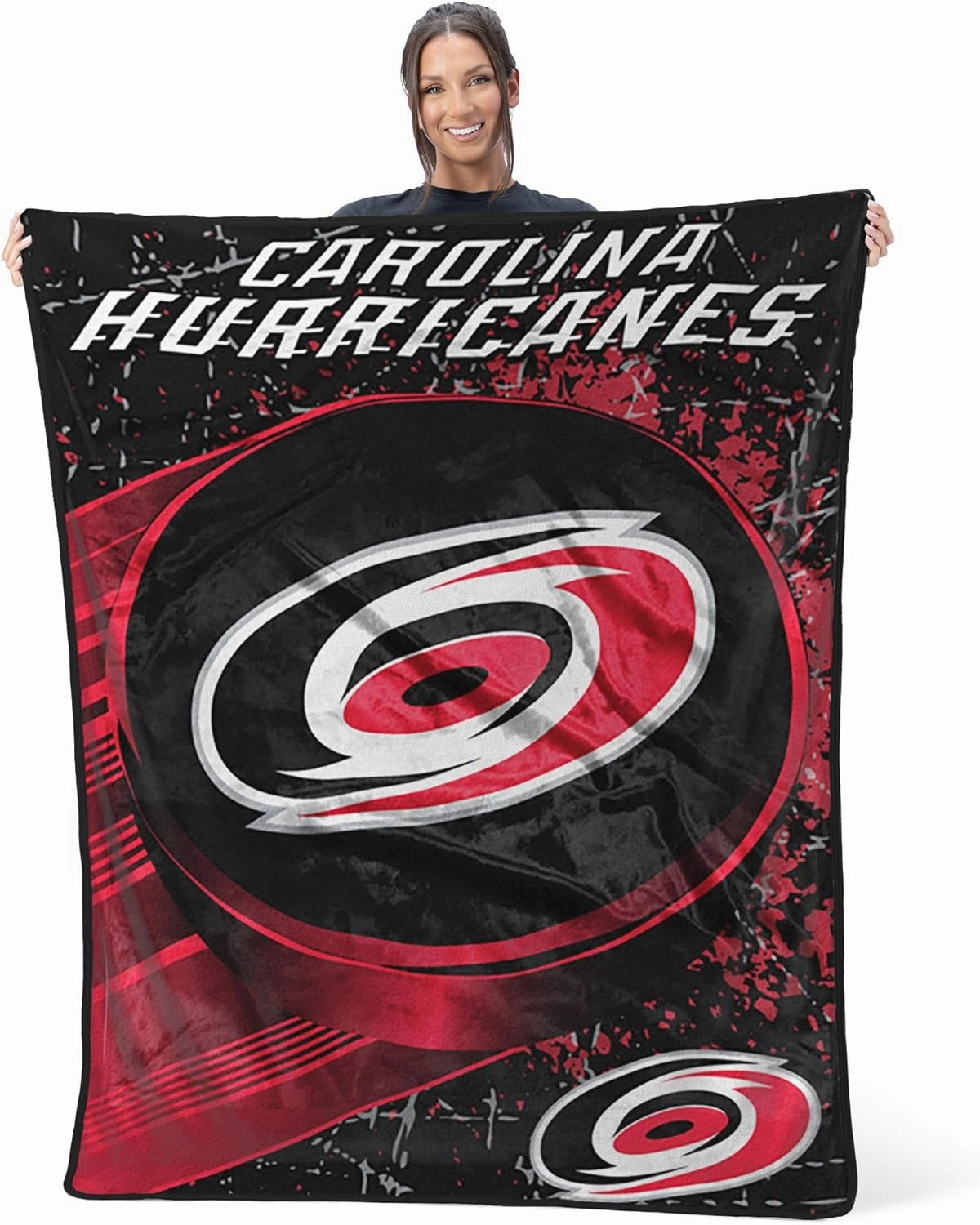 NORTHWEST NHL Unisex-Adult Micro Raschel Throw Blanket
