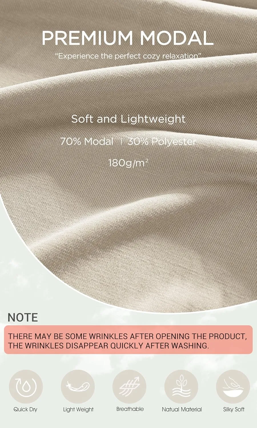 ODODOS 2-Pack Ultra-Soft Modal Lounge Shorts for Women – Lightweight & Breathable Sleepwear, 3" Inseam