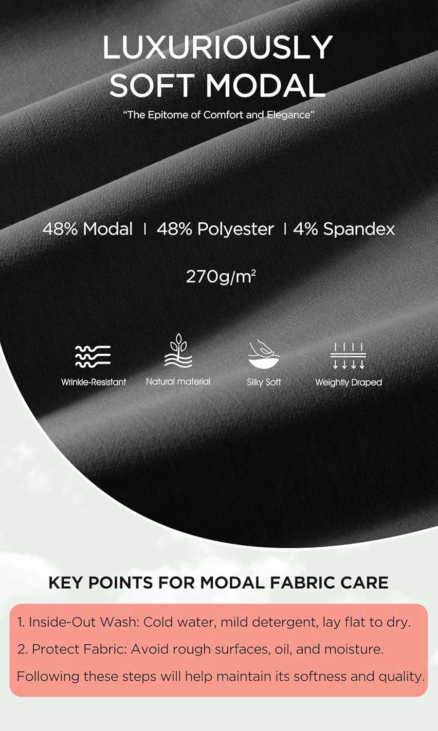ODODOS Modal Soft Relaxed Shorts for Women Adjustable Shockcord High Waist Casual Shorts with Pockets
