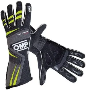 OMP IB/756E/NGI/XS - TECNICA EVO GLOVES ANTRHACITE/YELL. SZ XS