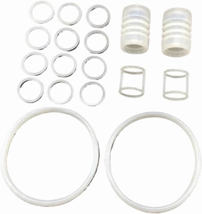 One Bag 18 Pieces Sealing Rings Tubes Parts Silicone Circle Gaskets Accessories Replacement,Compatible for BQL818T Soft Ice Cream Machines