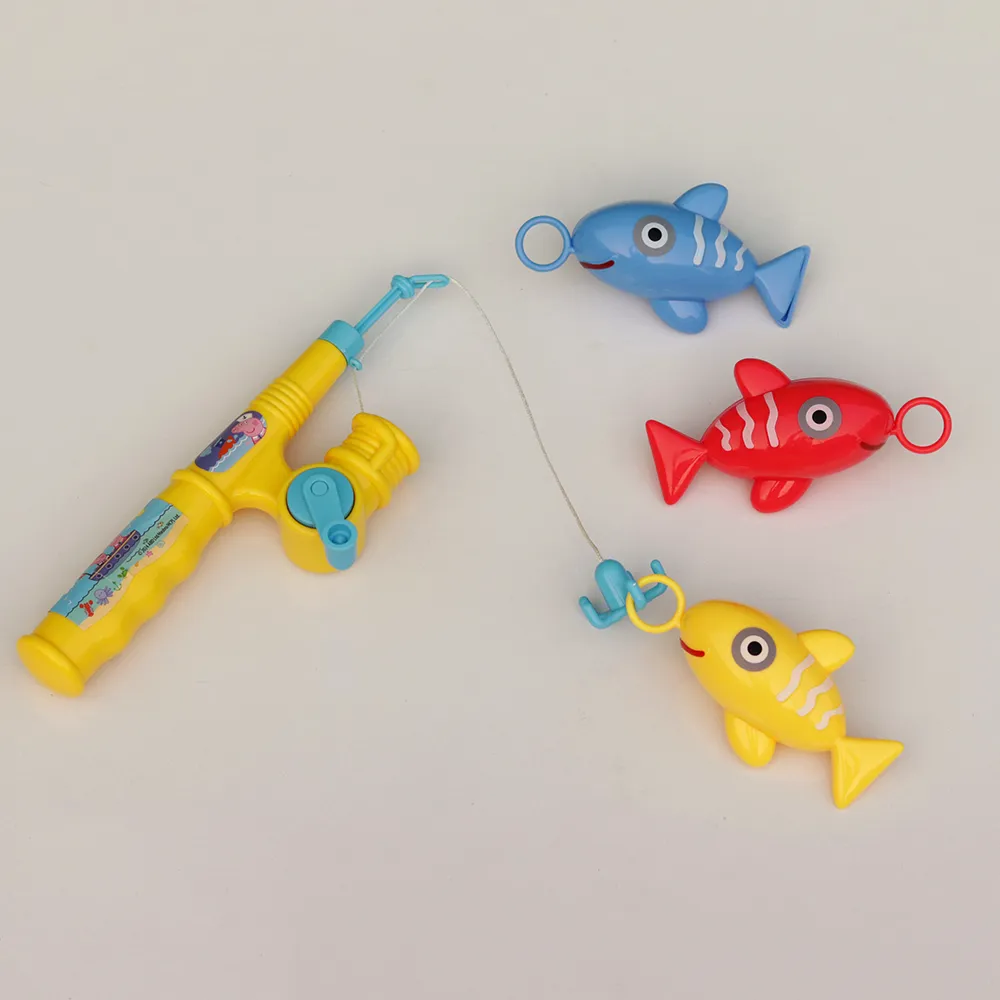 Original Licensed Peppa Pig Fishing Game- 1 Rod & 3 Fishes (3-6 Years)